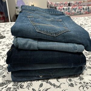 Stack of men’s jeans. All great condition